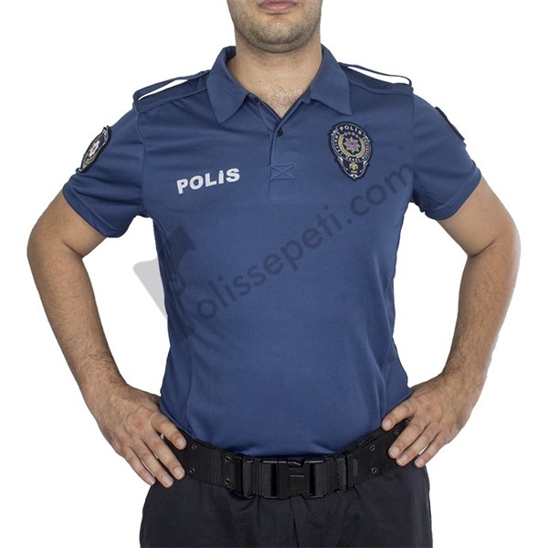 Mavi Polis Tişörtü
