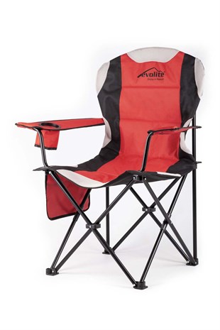 Evolite Nature Katlanabilir Kamp Sandalyesi Kırmızı