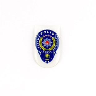 Polis Logolu Şarjör Altı Sticker