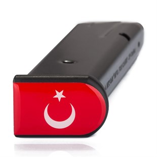 Türk Bayrak Şarjör Altı Sticker